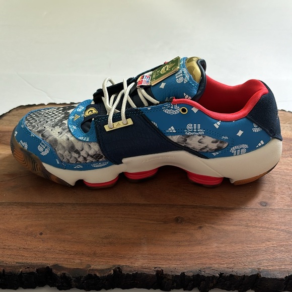 ADIDAS USA themed Agent Gil Restomod- Gilbert Arenas Basketball Shoes Men 8 Wm 9 - Picture 9 of 14